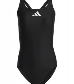 DAMES Adidas 3 BARS - Badpak Uit Één Stuk - Zwart