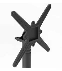 Oviala 60 cm ronde hoge tafel kantelbaar zwart/goud en zwart marmeren blad