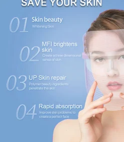 New 7 kleur LED-masker Gezichtsverzorgings Accessoires