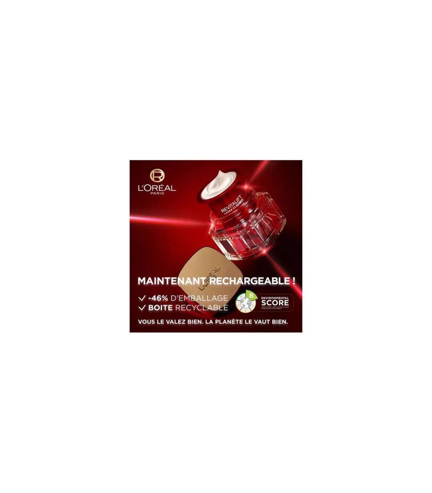 L'Oréal Paris 2 Oplaadbare Anti-Aging Crèmes Kit - Revitalift Laser