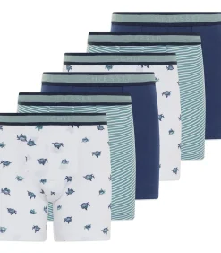 Kinderen SCHIESSER 6 pack 95/5 Organic Cotton - retro short / pant