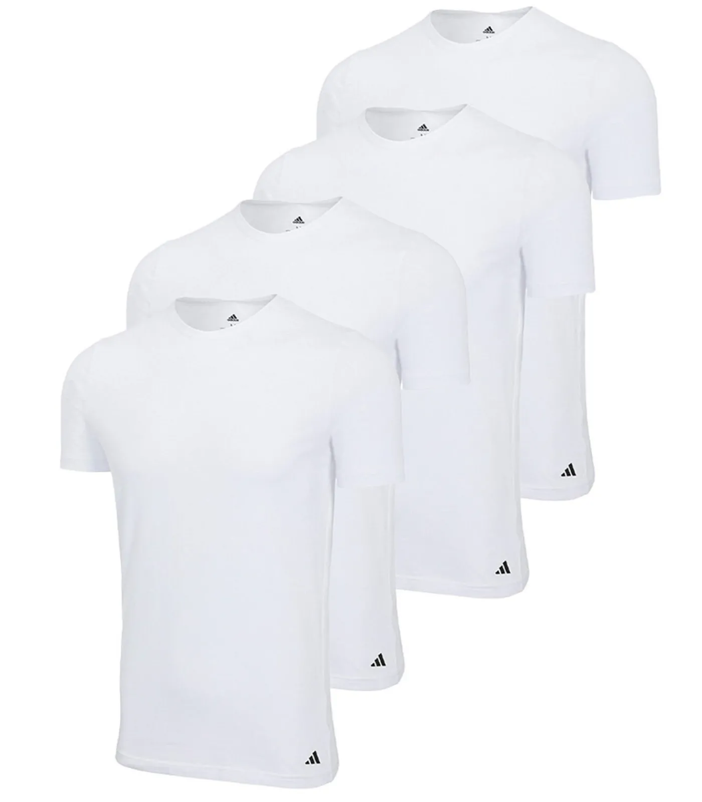 4 pack Active Flex Cotton - onder t-shirts Heren Tops & Shirts