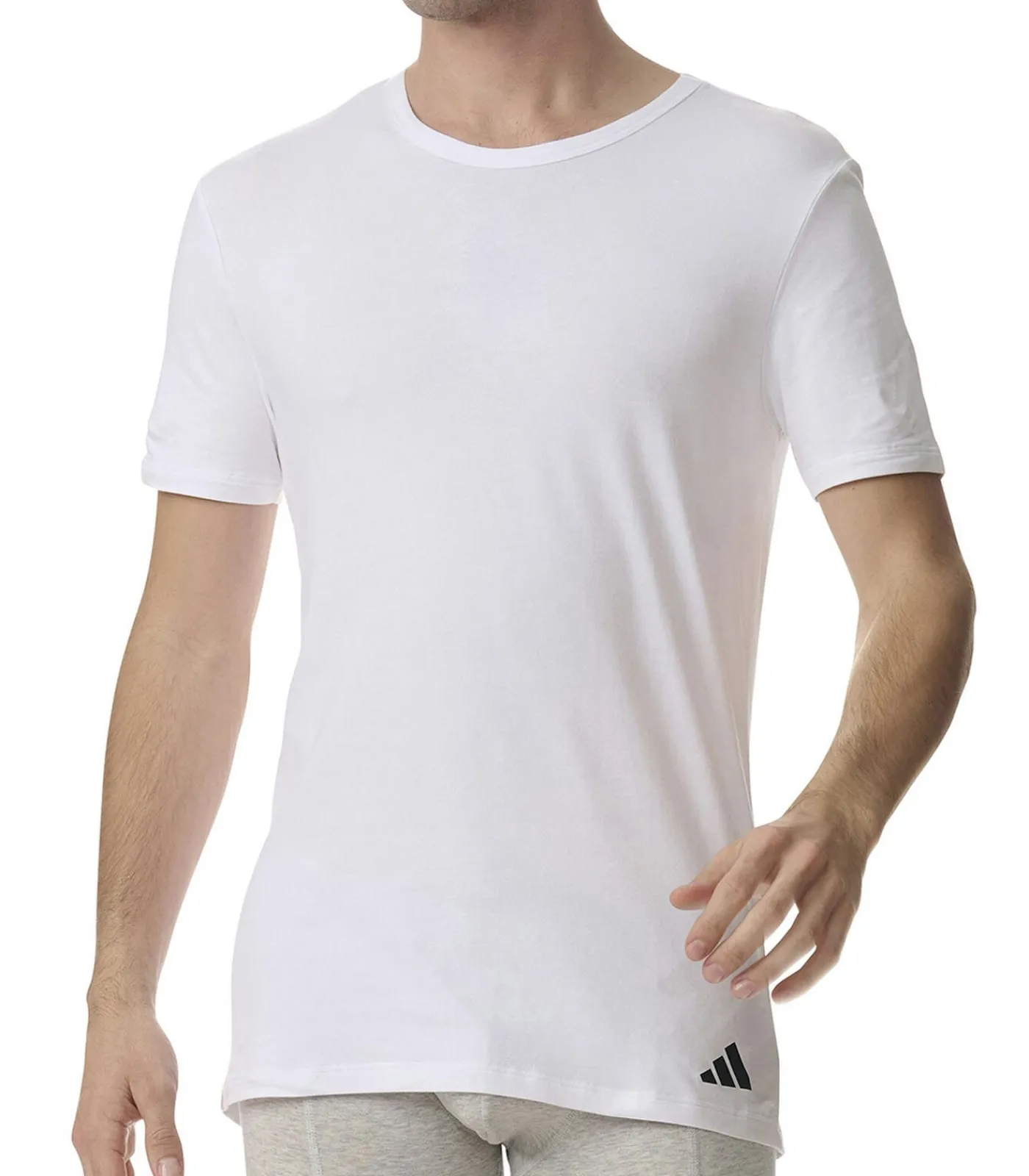 4 pack Active Flex Cotton - onder t-shirts Heren Tops & Shirts