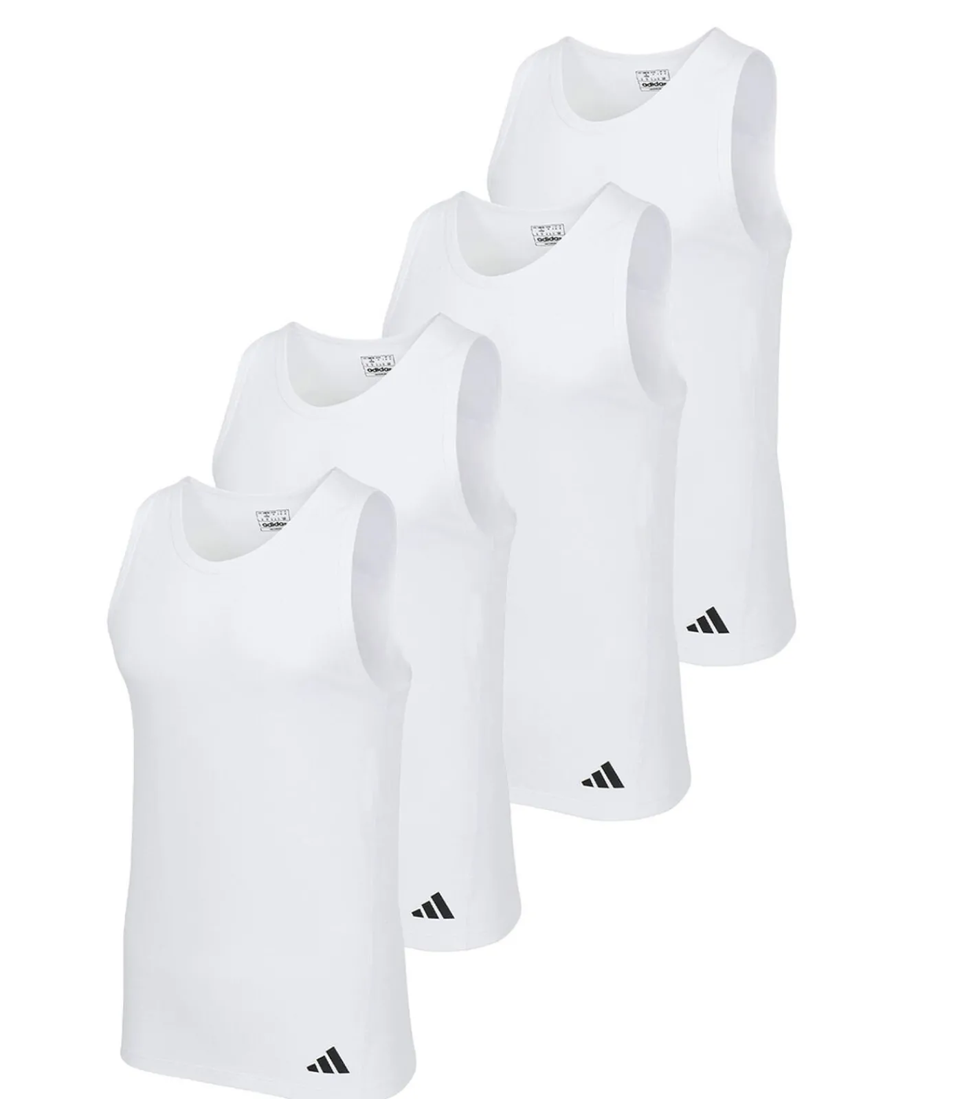 Sale 4 pack Active Flex Cotton Ergonomic - onderhemd Heren Tops & Shirts