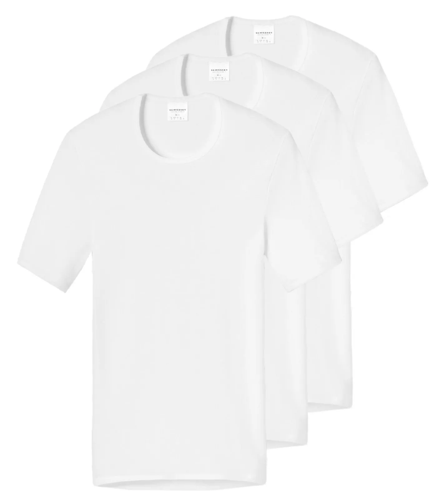 Heren SCHIESSER 3 pack Classics Feinripp - onder t-shirts