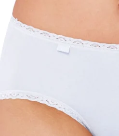 DAMES sloggi 6 pack 24/7 Cotton Lace - midi slip