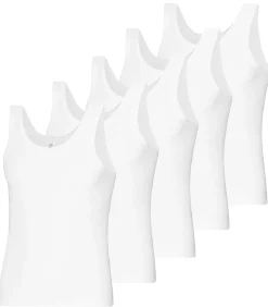 Heren ESGE 5 pack - Dubbelrib - onderhemd