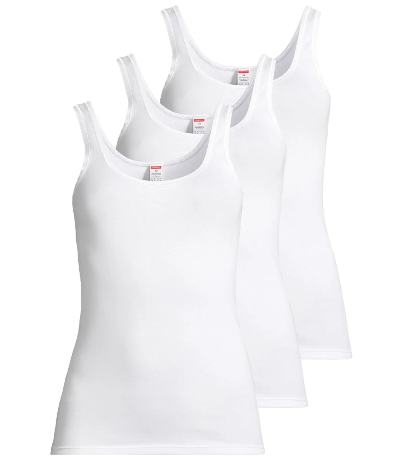 DAMES Conta 3 pack Feinripp - onderhemd