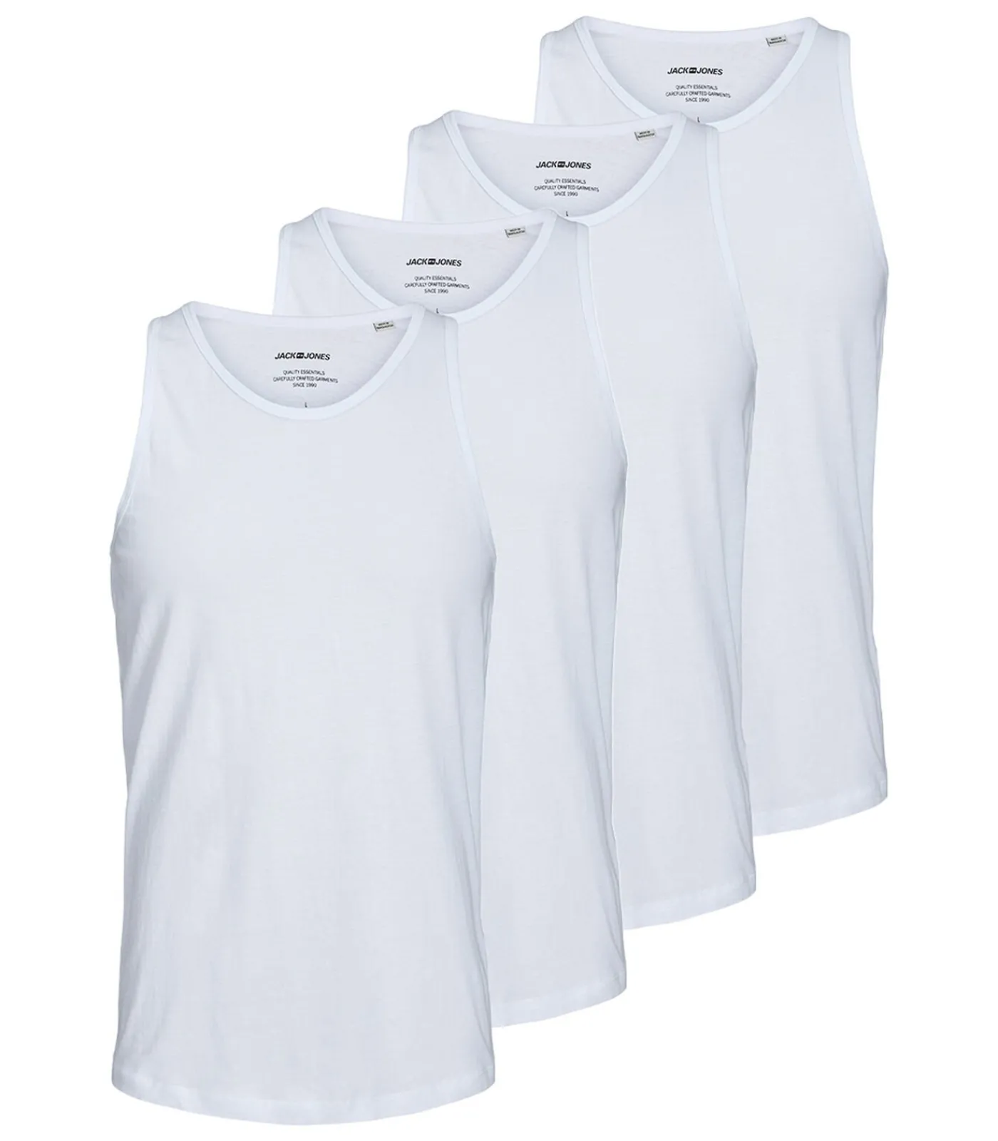 Outlet 4 pack Jacbasic - onderhemd Heren Tops & Shirts