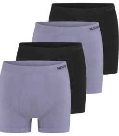 Heren sloggi 4 pack men GO Smooth - retro short / pant