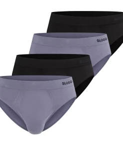 Heren sloggi 4 pack men GO Smooth - slip / onderbroek