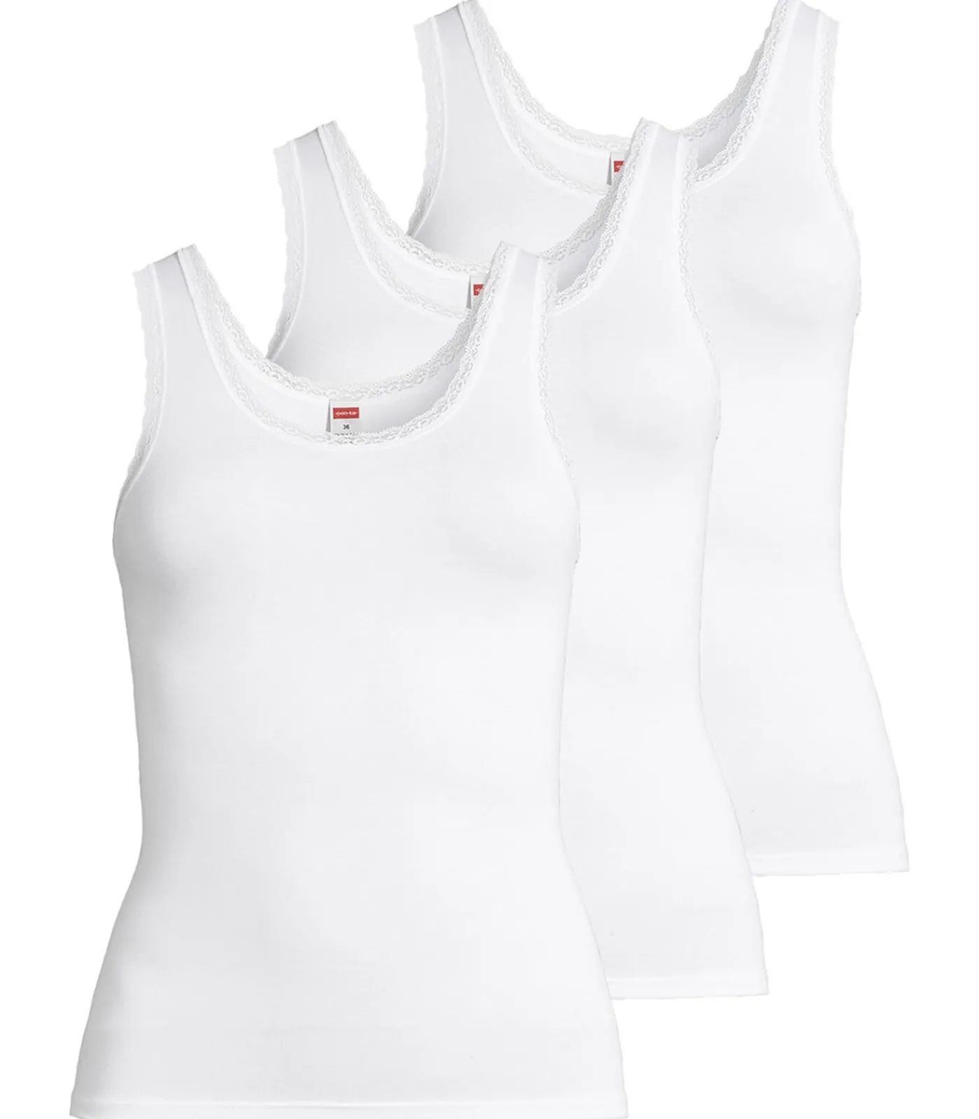 Outlet 3 pack Modal - onderhemd DAMES Onderhemden