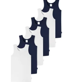 Kinderen SCHIESSER 6 pack 95/5 Organic Cotton - onderhemd