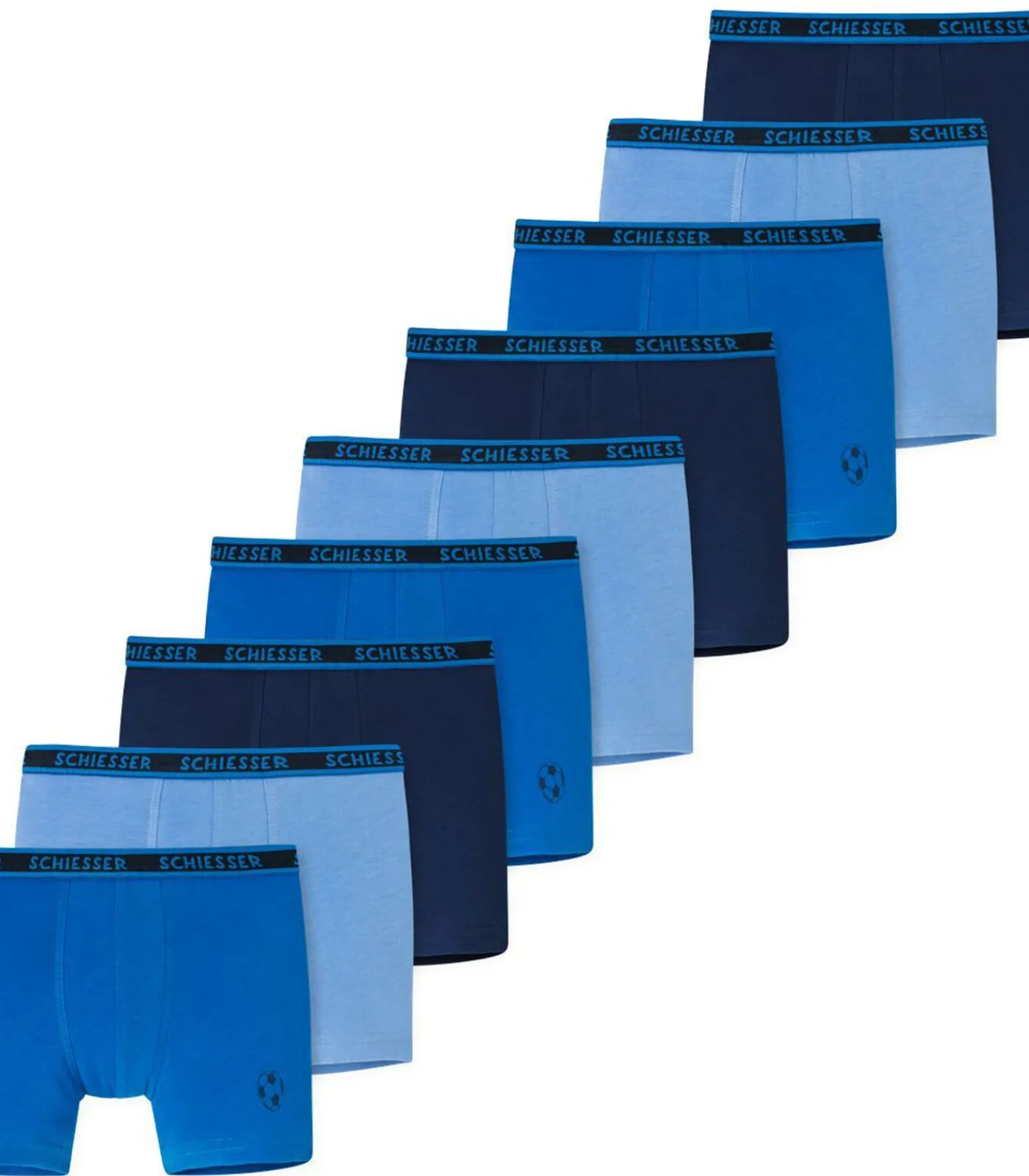 Kinderen SCHIESSER 9 pack 95/5 Organic Cotton - shorts / pants