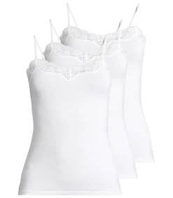 Outlet 3 pack Romance - spaghettitop DAMES Onderhemden