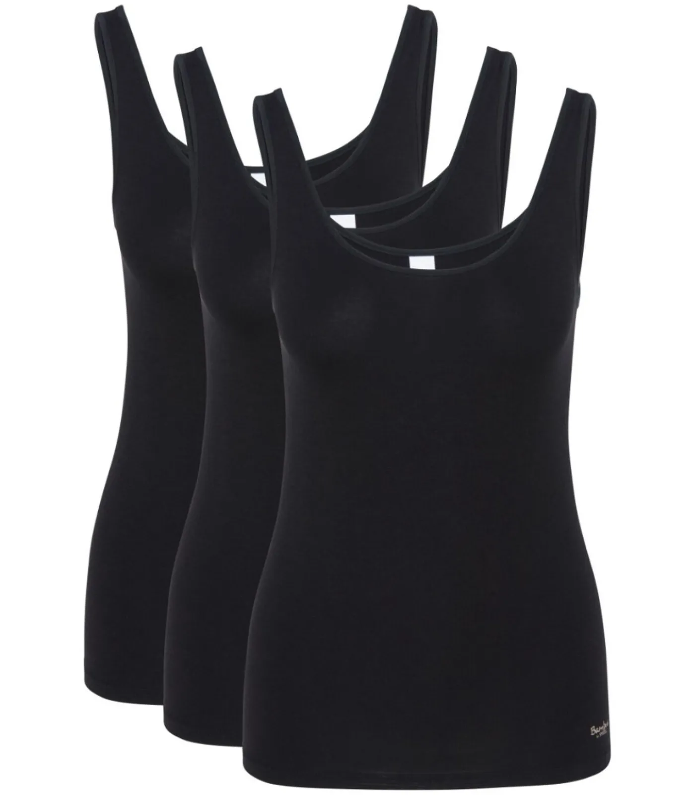 Sale 3 pack Bambus - onderhemd DAMES Onderhemden