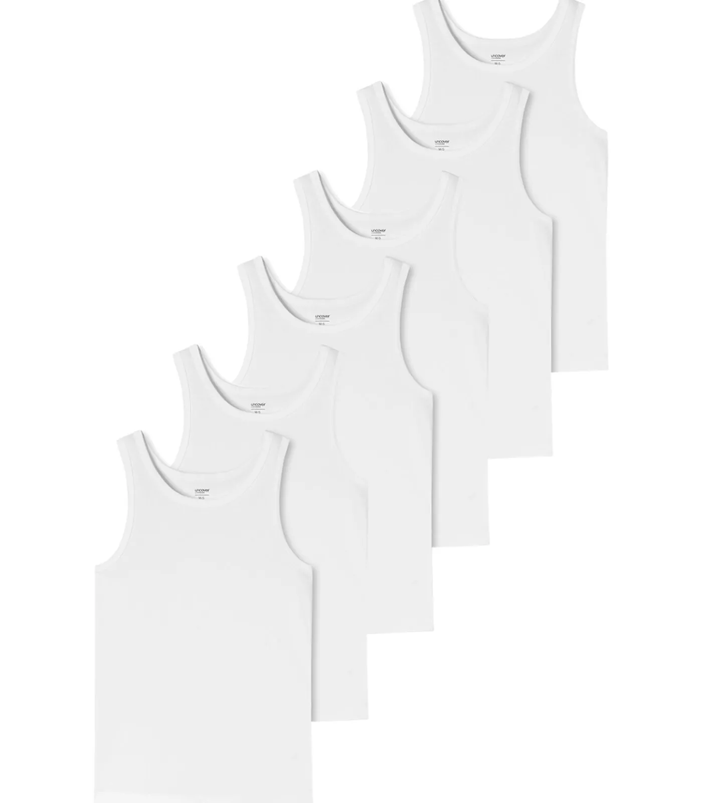 New 6 pack Basic - onderhemd Heren Tops & Shirts