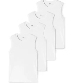 Heren uncover by Schiesser 4 pack Basic - onderhemd