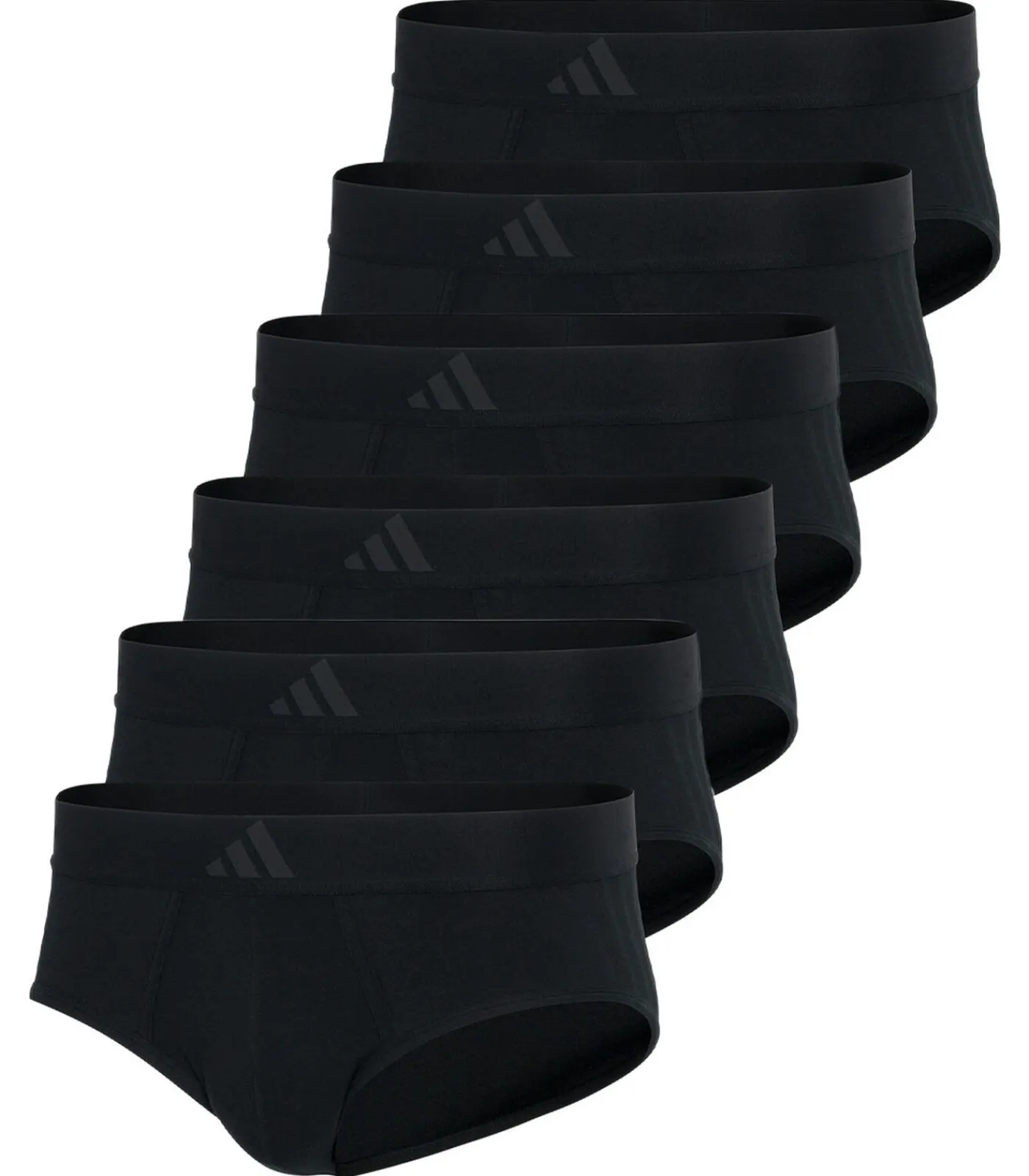 Heren Adidas Sportswear 6 pack Flex Cotton 3 Stripes - slip / onderbroek
