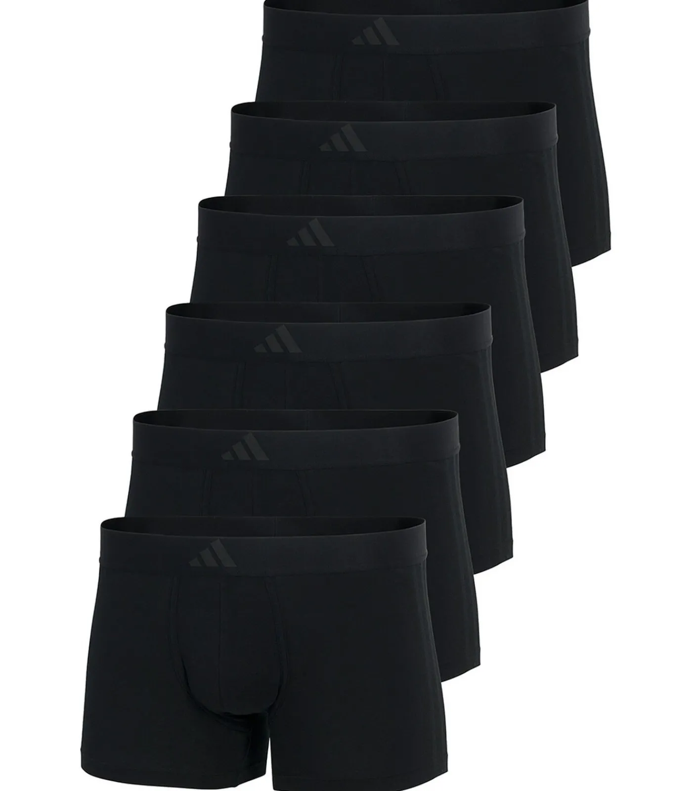 Heren Adidas Sportswear 6 pack Flex Cotton 3 Stripes - retro short / pant