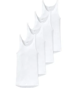 Discount 4 pack Original Classics dubbelrib - onderhemd Heren Tops & Shirts