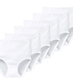 Discount 6 pack Original Classics fijnrib - tailleslip DAMES Slipjes