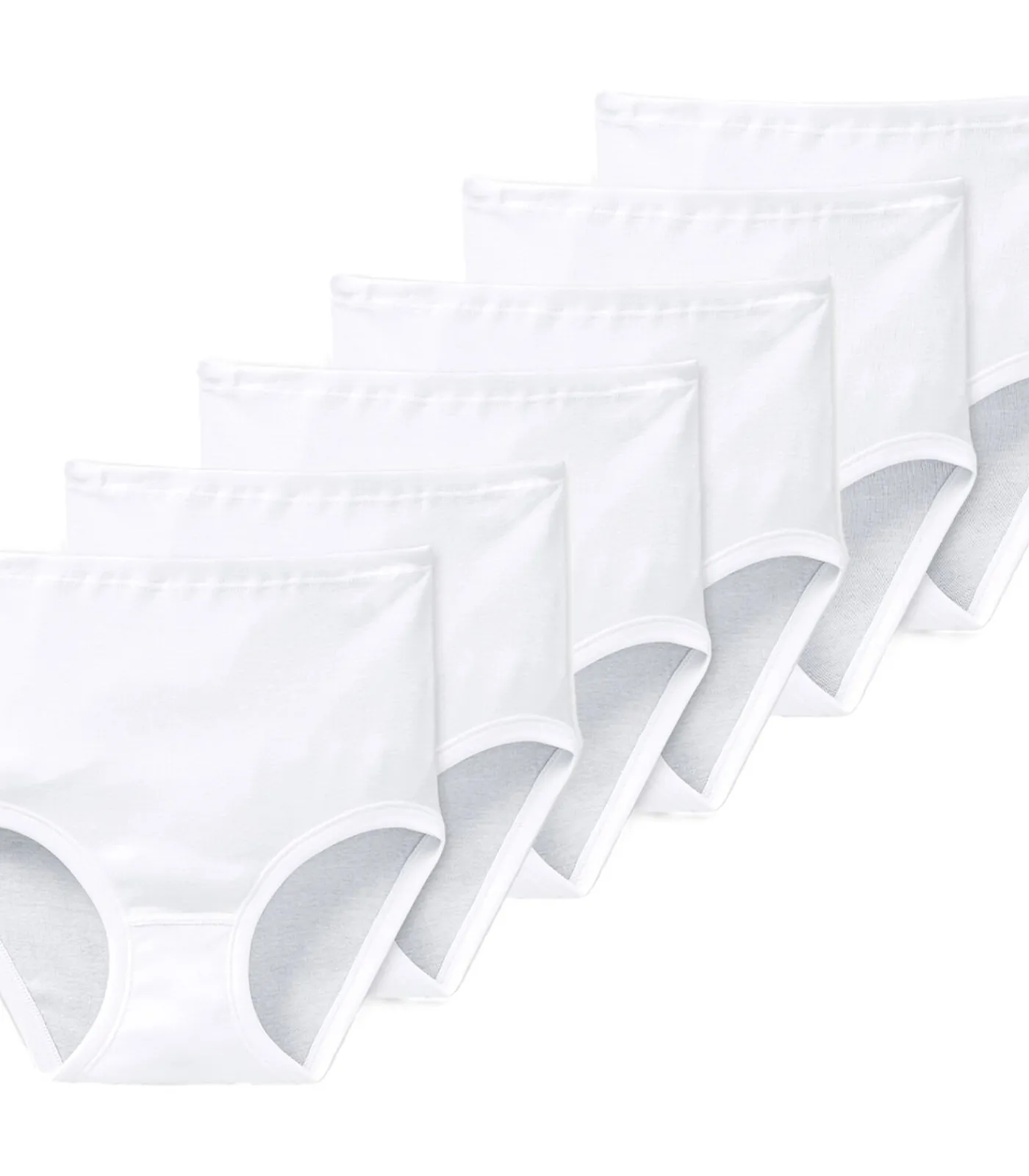 Discount 6 pack Original Classics fijnrib - tailleslip DAMES Slipjes