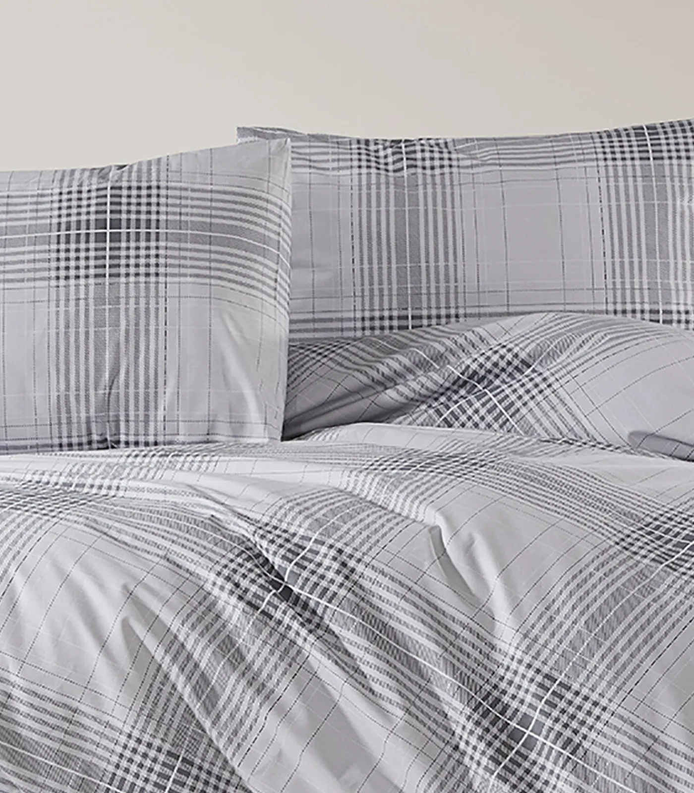 Outlet 1 persoons beddengoed 140x200 cm+1 kussensloop 65x65 cm in katoen Dekbedovertrekken