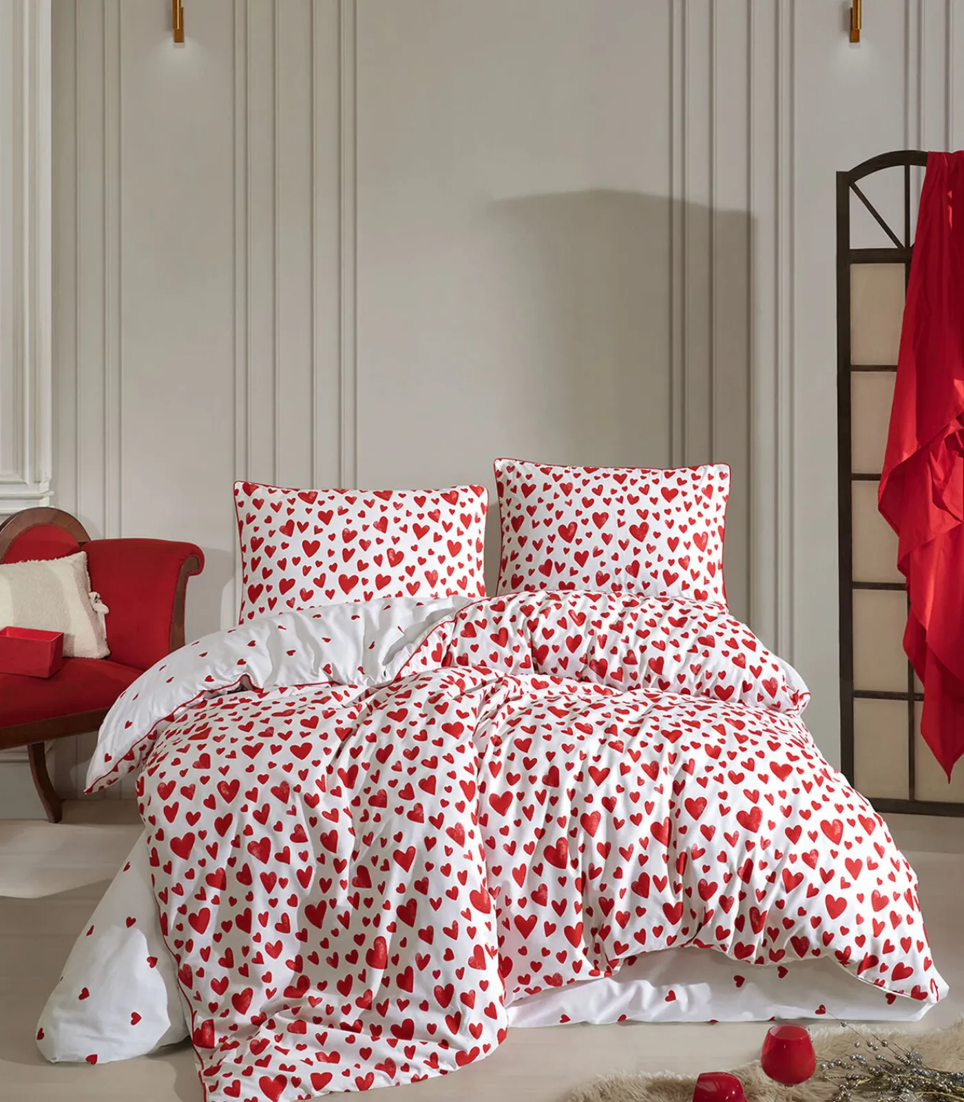 Discount 2 persoons beddengoed 200x200 cm+2 kussenslopen 65x65 cm in katoen Dekbedovertrekken