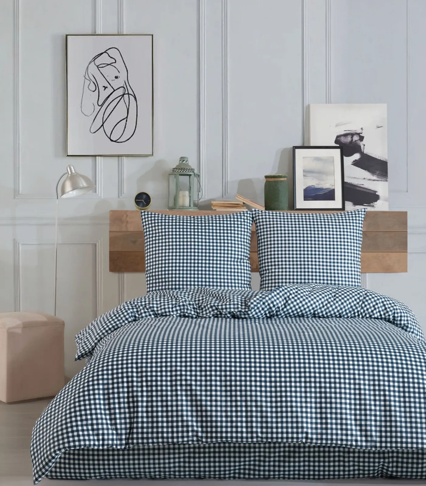 Blanc Avenue 1 persoons beddengoed 140x200 cm+1 kussensloop 65x65 cm in katoen