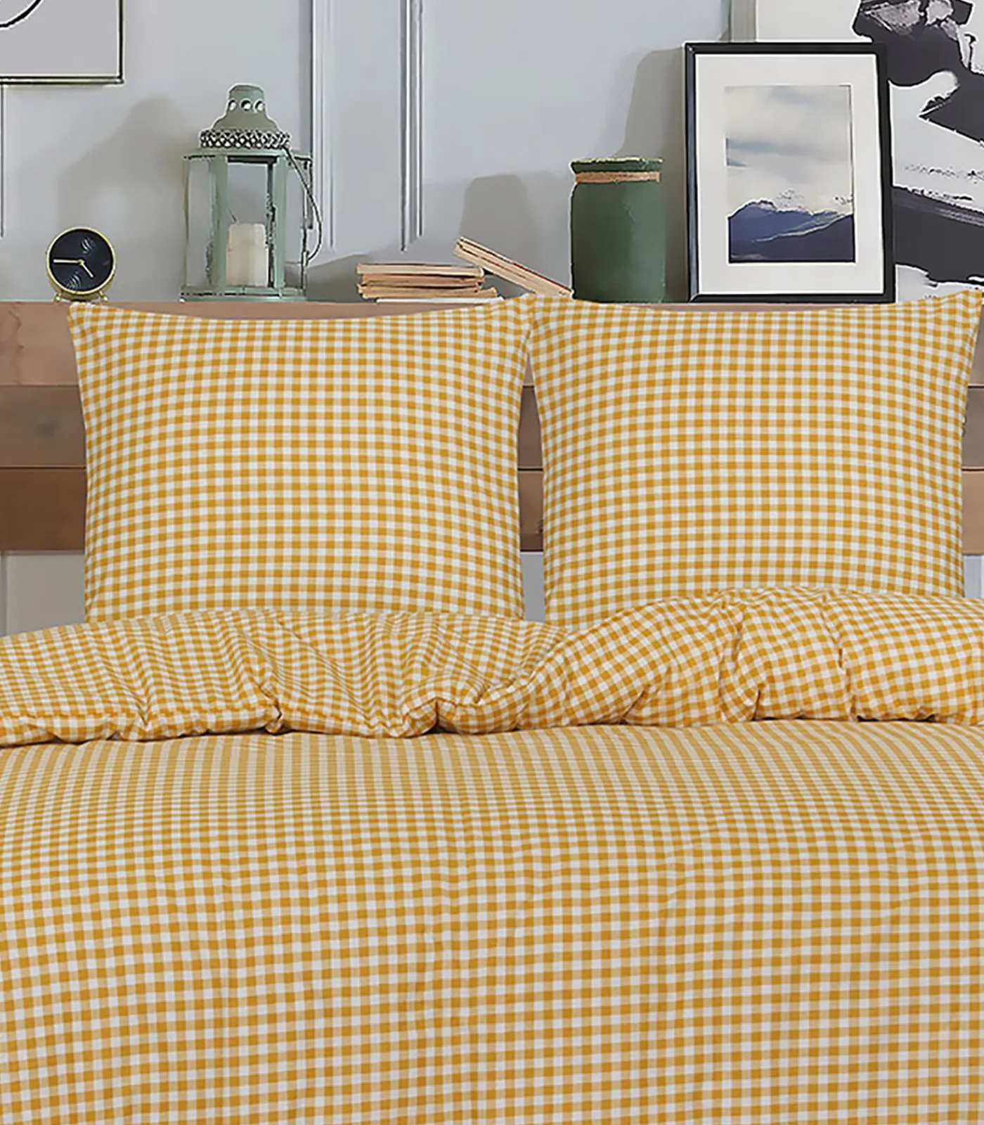 Outlet 1 persoons beddengoed 140x200 cm+1 kussensloop 65x65 cm in katoen Dekbedovertrekken