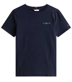 DAMES Tommy Hilfiger 1985 Reg Mini Corp Logo C-Nk Ss