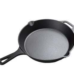 Sale ® Skillet - gietijzer - 25cm - koekenpan - PFAS vrij - geschikt voor alle warmtebronnen Potten & Pannen