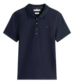 DAMES Tommy Hilfiger 1985 Slim Pique Polo Ss