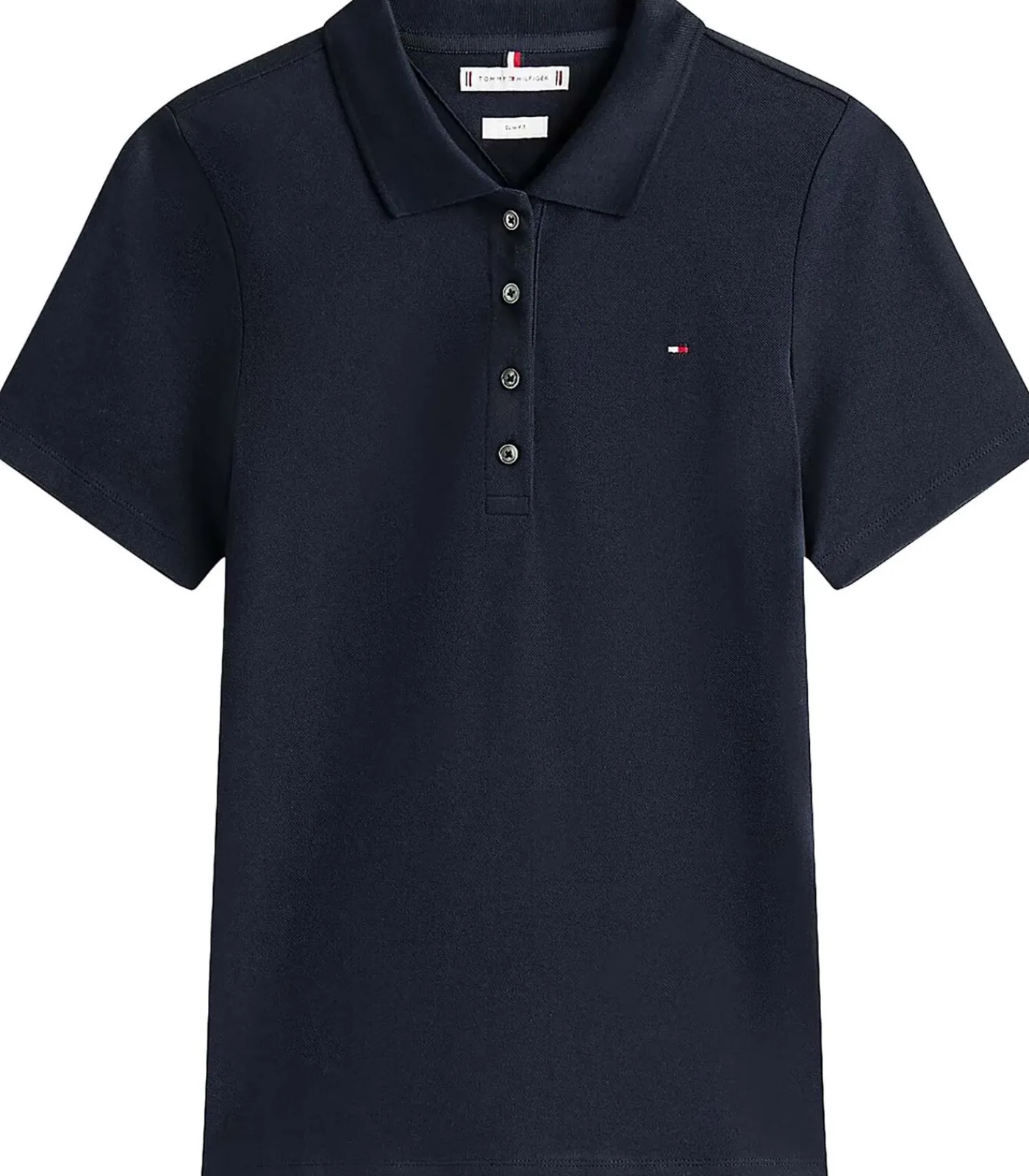 DAMES Tommy Hilfiger 1985 Slim Pique Polo Ss