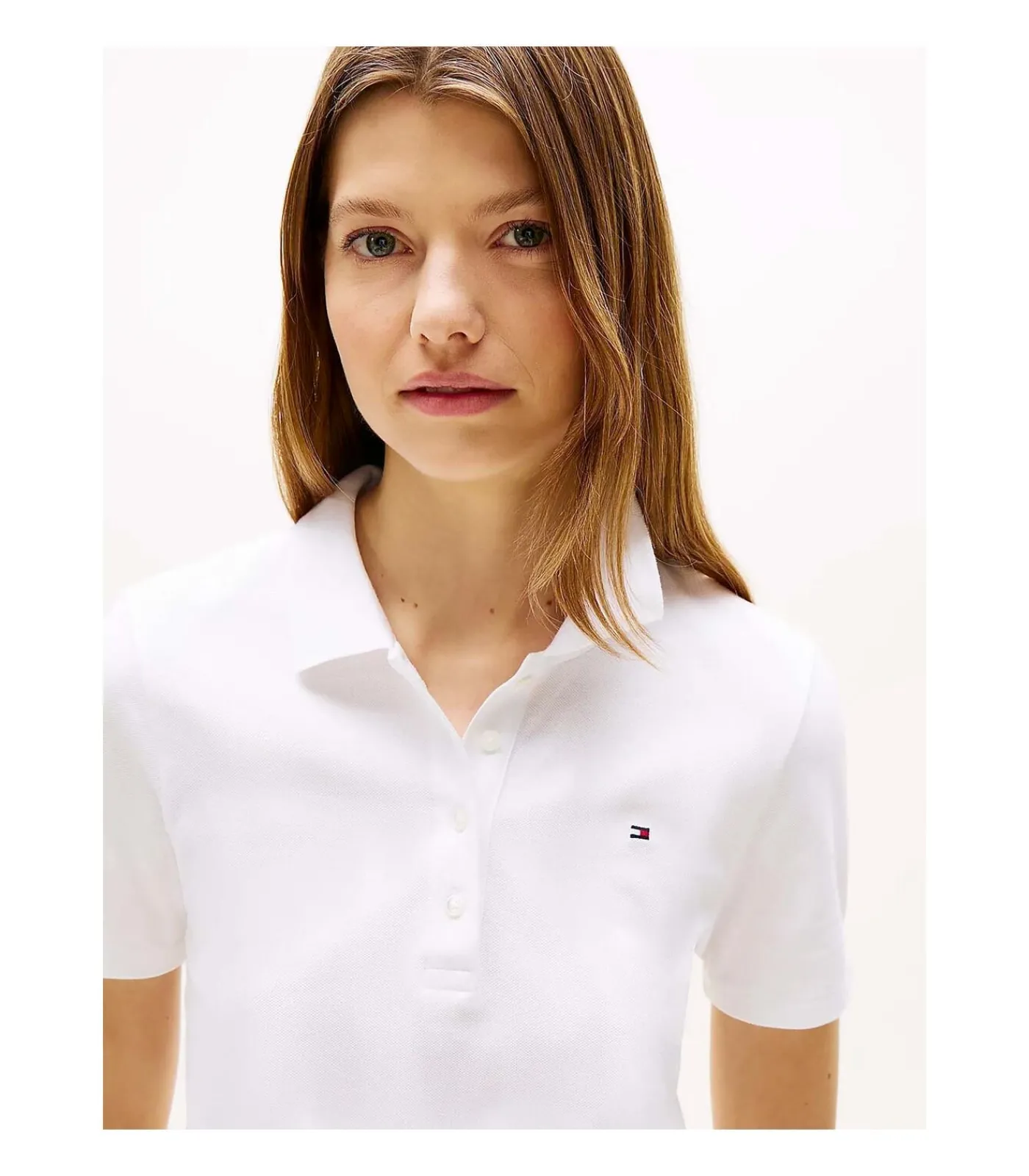 Clearance 1985 Slim Pique Polo Ss DAMES T-Shirts & Tops