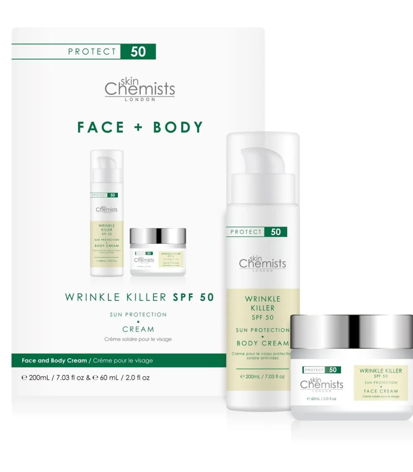 Online 50 SPF Body- en Gezichtscrème Beauty Gift Sets