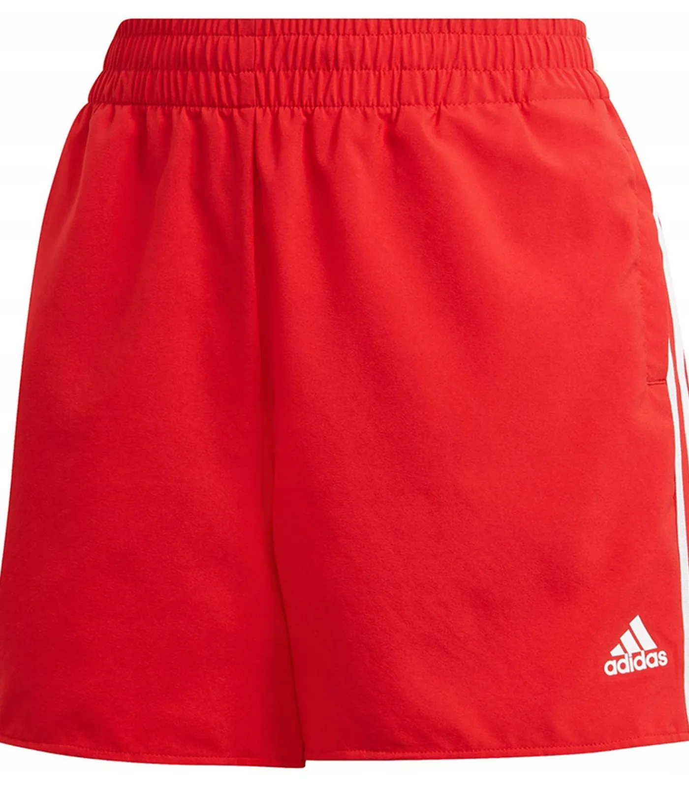DAMES Adidas 3 STRIPES - Korte Broek - Rood