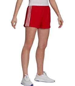 DAMES Adidas 3 STRIPES - Korte Broek - Rood