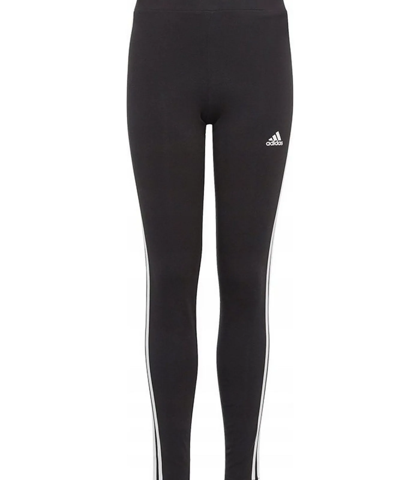 Hot 3 STRIPES - Leggings - Zwart Kinderen Shorts & Broeken