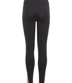 Hot 3 STRIPES - Leggings - Zwart Kinderen Shorts & Broeken