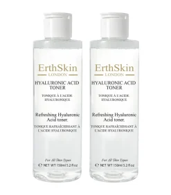 Erth Skin London 2 X Verfrissende hyaluronzuurtoner