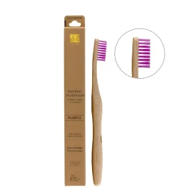 Outlet Aanbevolen Bamboe Tandenborstel van DB: Groen + Roze + Paars Gezicht Sets