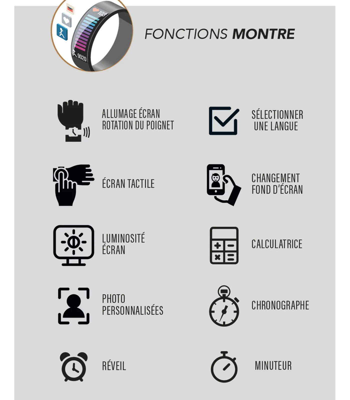 New Aangesloten horloge - Super Amoled DAMES Horloges