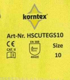 Heren Korntex ADANA - Handschoenen - Geel