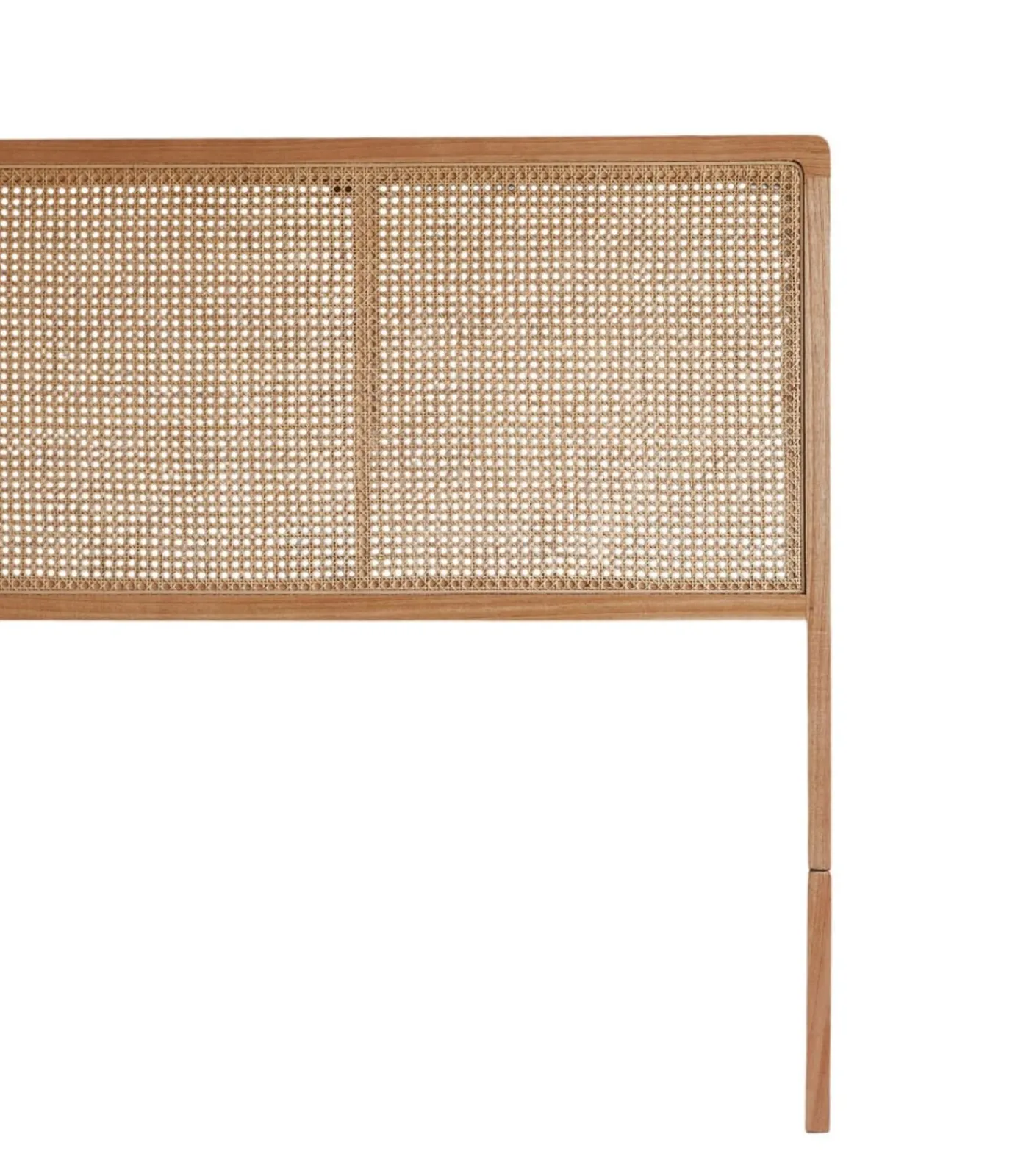 Adèle - Hoofdbord van gevlochten riet 160 cm Bedden