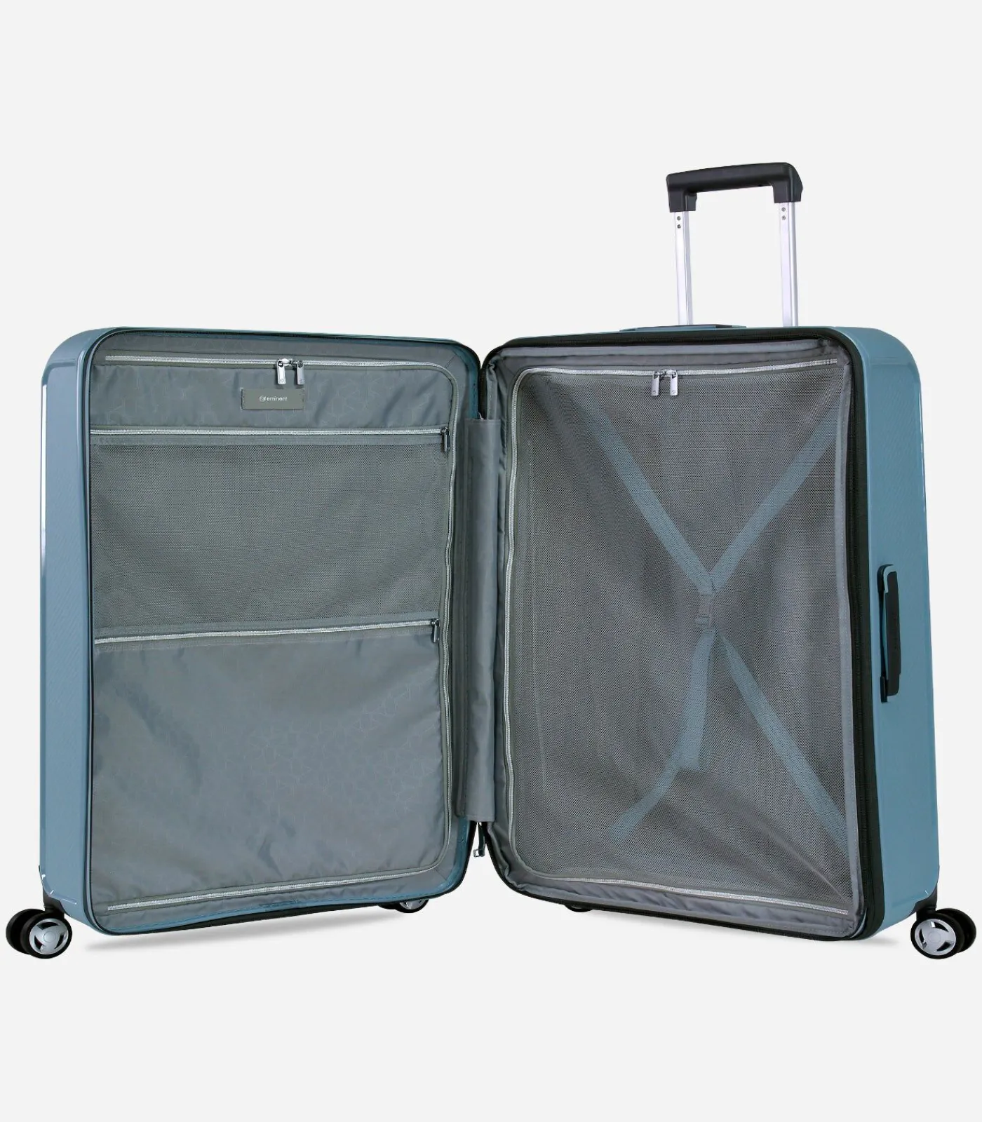 Eminent Aegis Expandable Kofferset 4 Wielen Lichtblauw