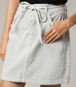 DAMES Deeluxe AITANA - Damesrok van 100% katoendenim