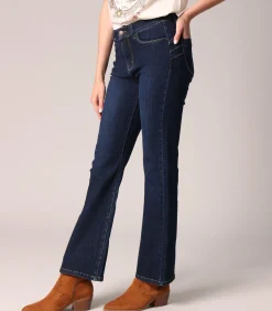 Sale ALICIA - Raw jeans met een comfortabele flared fit DAMES Jeans