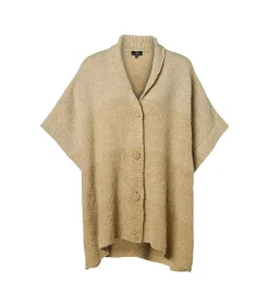 Outlet Aliza Poncho Zand DAMES Truien & Cardigans
